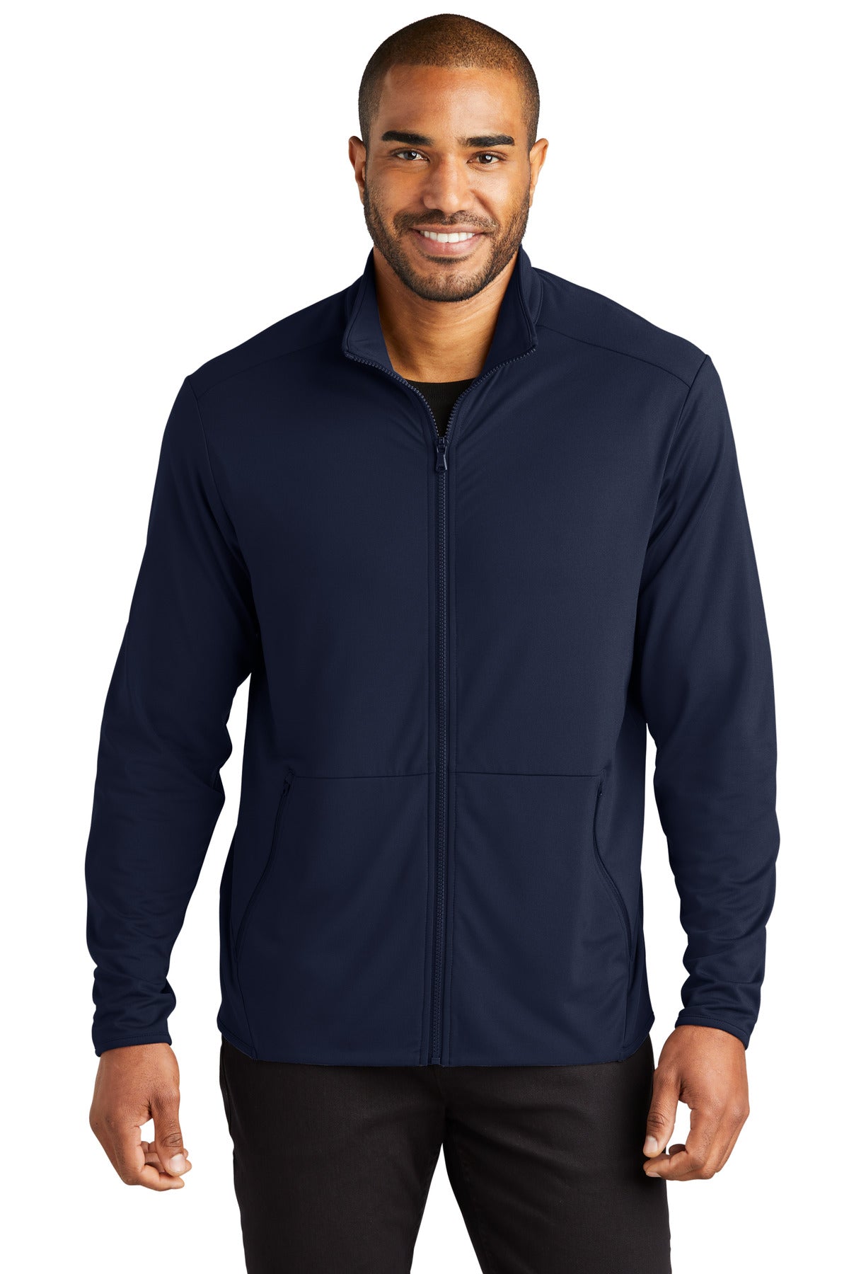 Port Authority Men's Accord Stretch Fleece Full-Zip Mens Apparel Jackets & Vests