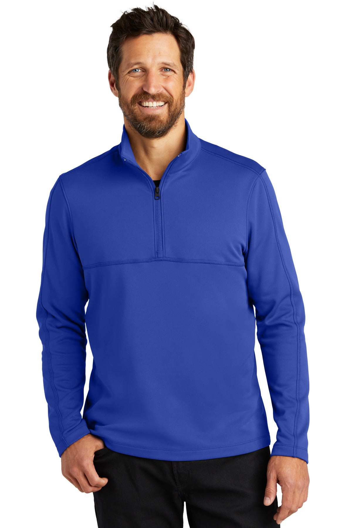 Port Authority Men's Smooth Fleece 1/4-Zip Pullover Mens Apparel Sweatshirts & Fleece
