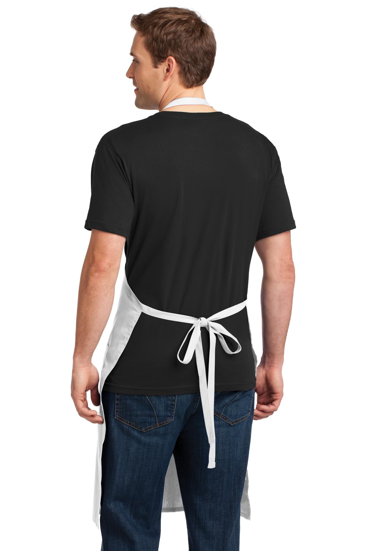 Port Authority Easy Care Extra Long Bib Apron with Stain Release Unisex Accessories Aprons