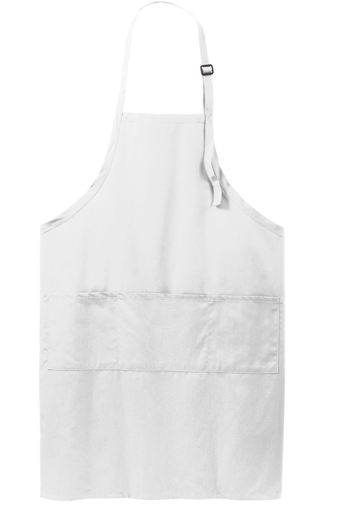 Port Authority Easy Care Extra Long Bib Apron with Stain Release Unisex Accessories Aprons