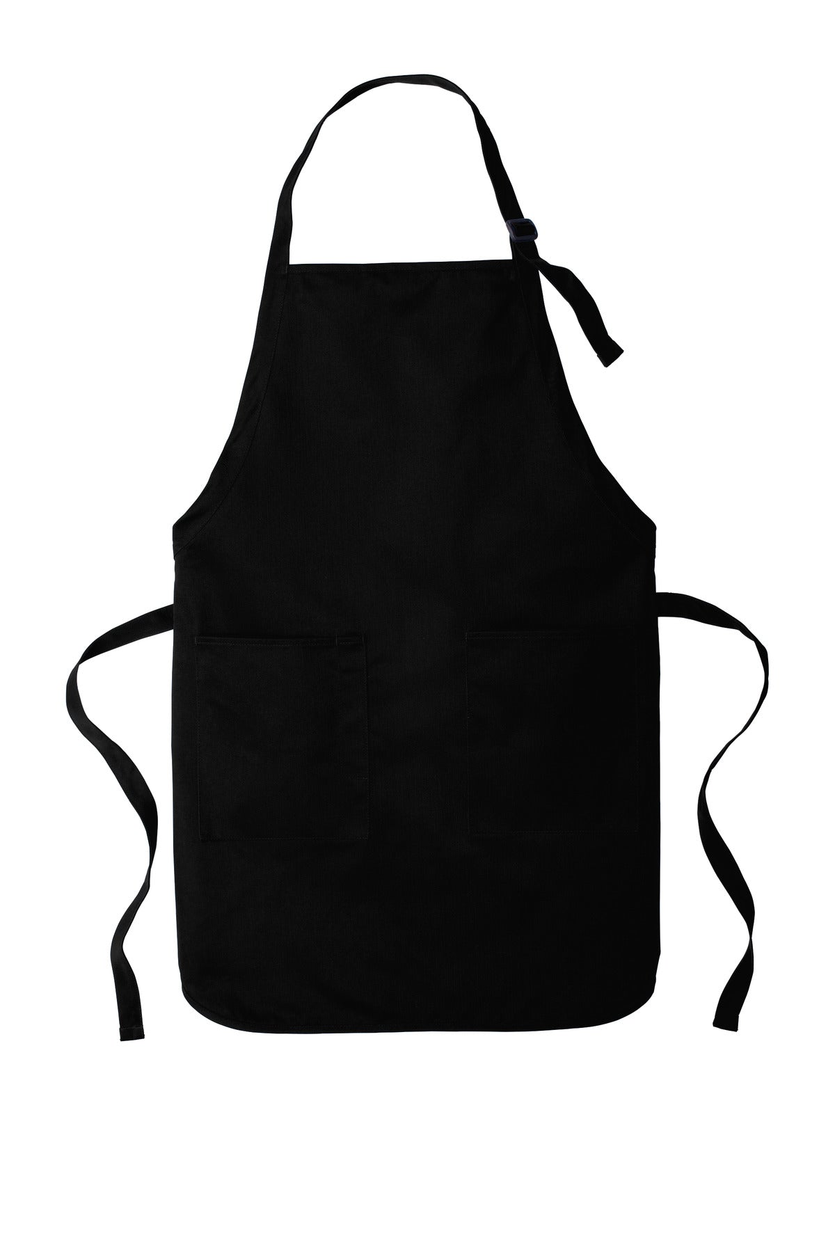 Port Authority Full-Length Two-Pocket Bib Apron. A600 Unisex Accessories Aprons