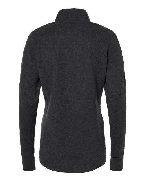 Adidas Women's 3-Stripes Quarter-Zip Sweater Womens Apparel Sweatshirts & Fleece