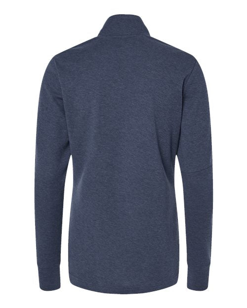 Adidas Women's 3-Stripes Quarter-Zip Sweater Womens Apparel Sweatshirts & Fleece