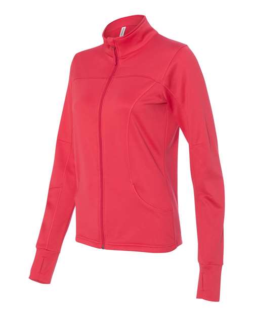 Independent Trading Co. Women's Poly-Tech Full-Zip Track Jacket Womens Apparel Sweatshirts & Fleece