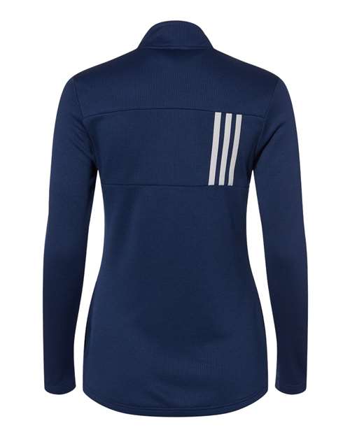 adidas Women's 3-Stripes Double Knit Full-Zip Womens Apparel Sweatshirts & Fleece