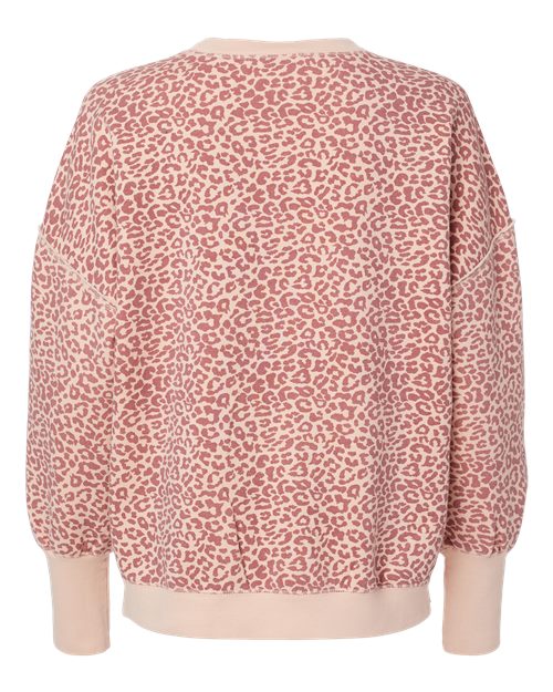 MV Sport Women's Sueded Fleece Crewneck Sweatshirt Womens Apparel Sweatshirts & Fleece