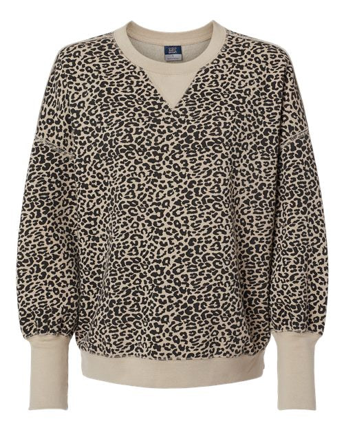 MV Sport Women's Sueded Fleece Crewneck Sweatshirt Womens Apparel Sweatshirts & Fleece