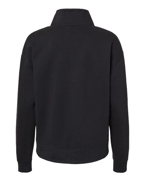 MV Sport Women's Sueded Fleece Quarter-Zip Sweatshirt Womens Apparel Sweatshirts & Fleece