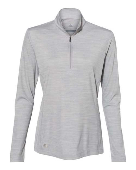 adidas Women's Lightweight Mélange Quarter-Zip Pullover Womens Apparel Sweatshirts & Fleece