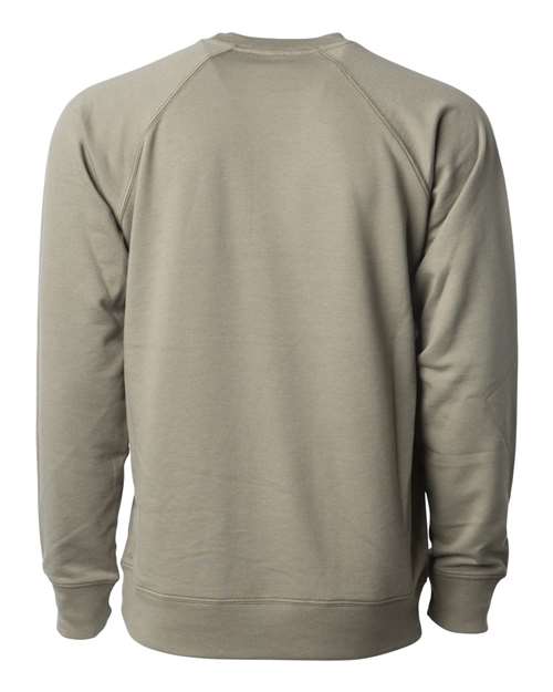 Independent Trading Co. Men's Icon Lightweight Loopback Terry Crewneck Sweatshirt Mens Apparel Sweatshirts & Fleece