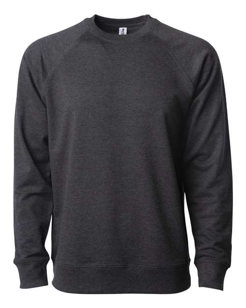 Independent Trading Co. Men's Icon Lightweight Loopback Terry Crewneck Sweatshirt Mens Apparel Sweatshirts & Fleece