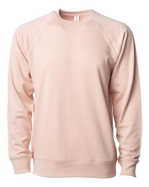 Independent Trading Co. Men's Icon Lightweight Loopback Terry Crewneck Sweatshirt Mens Apparel Sweatshirts & Fleece