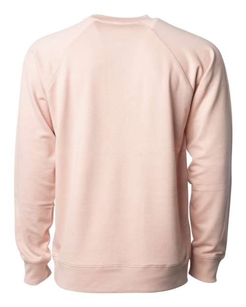 Independent Trading Co. Men's Icon Lightweight Loopback Terry Crewneck Sweatshirt Mens Apparel Sweatshirts & Fleece