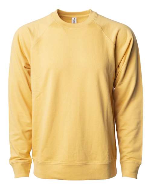 Independent Trading Co. Men's Icon Lightweight Loopback Terry Crewneck Sweatshirt Mens Apparel Sweatshirts & Fleece