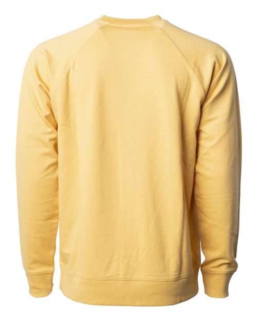 Independent Trading Co. Men's Icon Lightweight Loopback Terry Crewneck Sweatshirt Mens Apparel Sweatshirts & Fleece