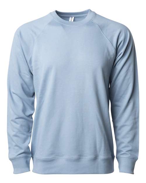 Independent Trading Co. Men's Icon Lightweight Loopback Terry Crewneck Sweatshirt Mens Apparel Sweatshirts & Fleece