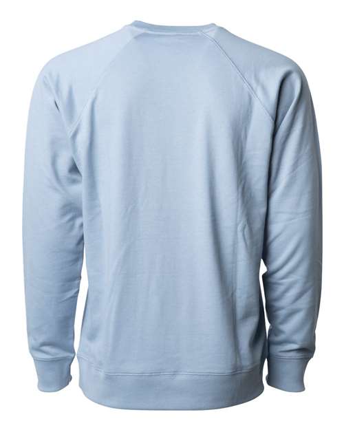 Independent Trading Co. Men's Icon Lightweight Loopback Terry Crewneck Sweatshirt Mens Apparel Sweatshirts & Fleece