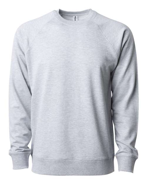 Independent Trading Co. Men's Icon Lightweight Loopback Terry Crewneck Sweatshirt Mens Apparel Sweatshirts & Fleece