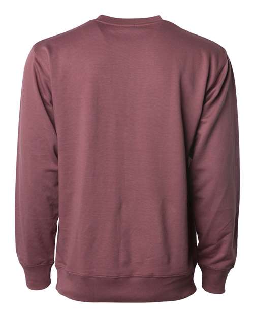 Independent Trading Co. Men's Icon Lightweight Loopback Terry Crewneck Sweatshirt Mens Apparel Sweatshirts & Fleece