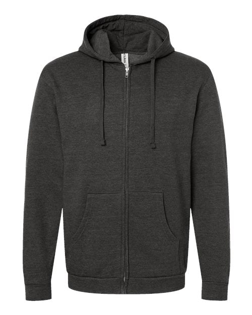 Tultex Unisex Full-Zip Hooded Sweatshirt Mens Apparel Sweatshirts & Fleece