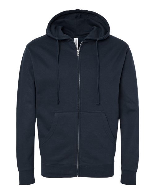 Independent Trading Co. Men's Midweight Full-Zip Hooded Sweatshirt Mens Apparel Sweatshirts & Fleece