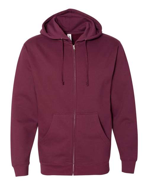 Independent Trading Co. Men's Midweight Full-Zip Hooded Sweatshirt Mens Apparel Sweatshirts & Fleece