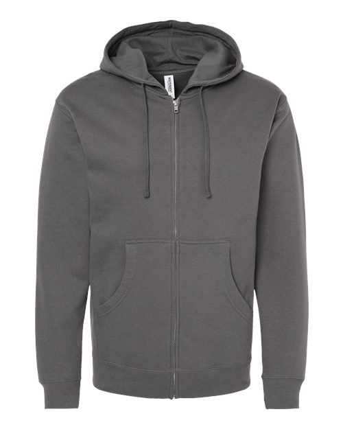 Independent Trading Co. Men's Midweight Full-Zip Hooded Sweatshirt Mens Apparel Sweatshirts & Fleece