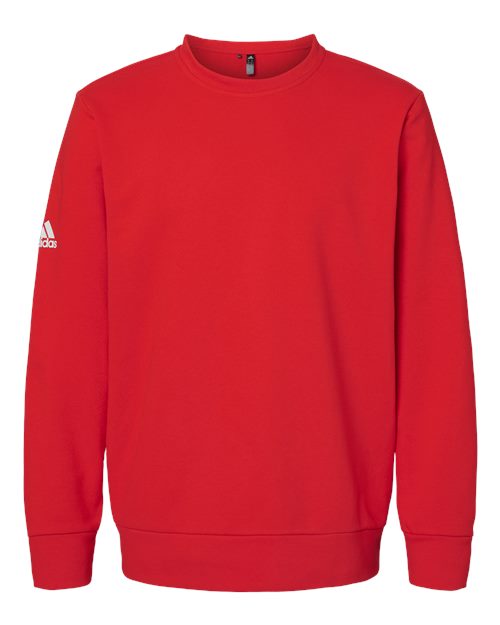 Adidas Men's Fleece Crewneck Sweatshirt Mens Apparel Sweatshirts & Fleece