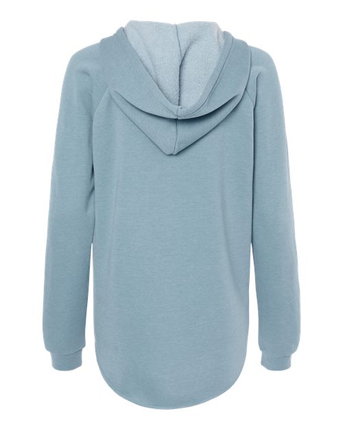 Independent Trading Co. Women's Lightweight California Wave Wash Hooded Sweatshirt Womens Apparel Sweatshirts & Fleece