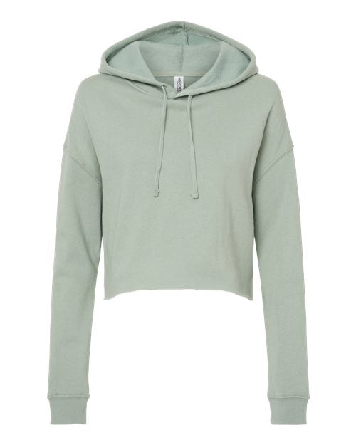 Independent Trading Co. Women's Lightweight Crop Hooded Sweatshirt Womens Apparel Sweatshirts & Fleece