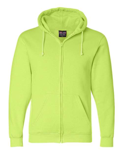 Bayside Men's USA-Made Full-Zip Hooded Sweatshirt Mens Apparel Sweatshirts & Fleece