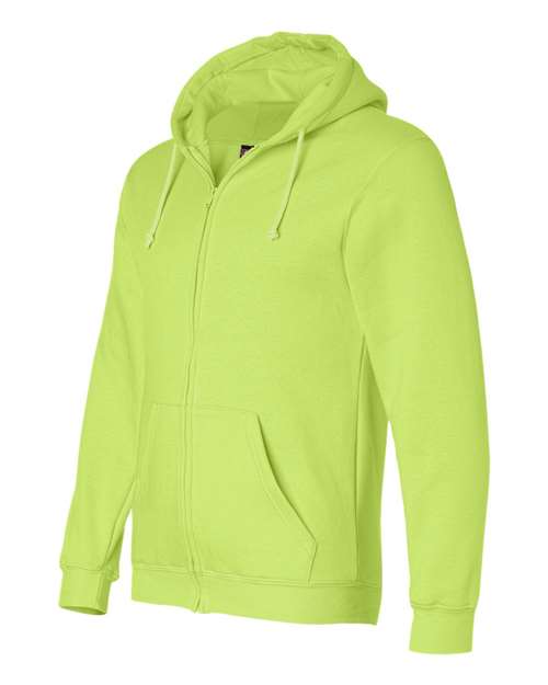 Bayside Men's USA-Made Full-Zip Hooded Sweatshirt Mens Apparel Sweatshirts & Fleece