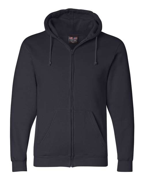 Bayside Men's USA-Made Full-Zip Hooded Sweatshirt Mens Apparel Sweatshirts & Fleece