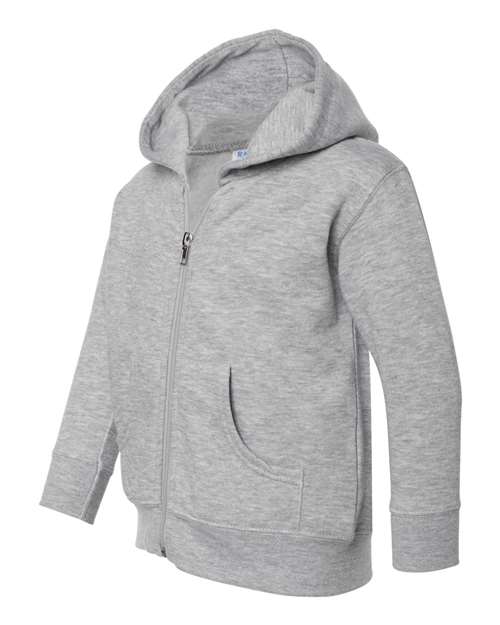 Rabbit Skins Toddler's Full-Zip Fleece Hooded Sweatshirt Youth Apparel Infant & Toddler