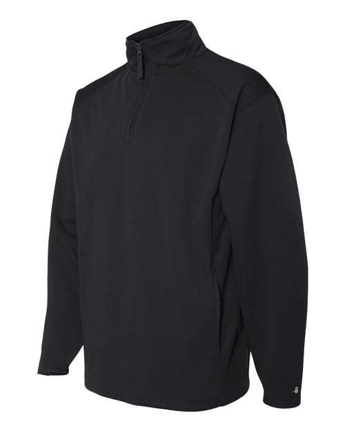 Badger Performance Fleece Quarter-Zip Pullover Mens Apparel Sweatshirts & Fleece