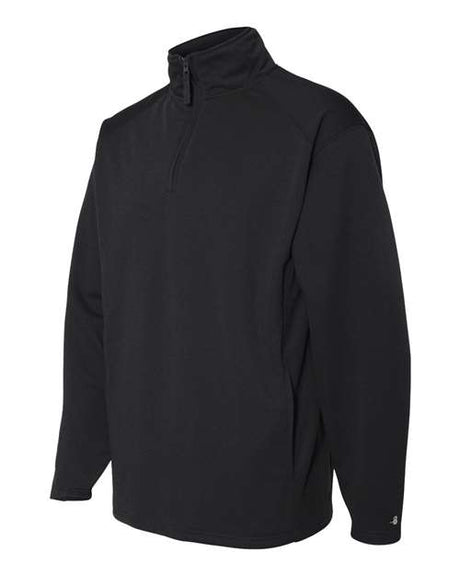 Badger Performance Fleece Quarter-Zip Pullover Mens Apparel Sweatshirts & Fleece