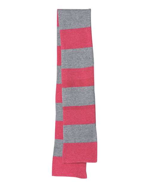 Sportsman Rugby-Striped Knit Scarf Unisex Accessories Gloves & Scarves