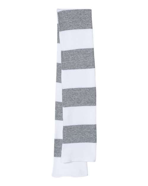 Sportsman Rugby-Striped Knit Scarf Unisex Accessories Gloves & Scarves