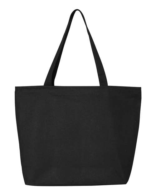 Q-Tees 25L Zippered Tote Unisex Accessories Bags & Backpacks