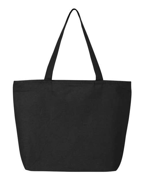 Q-Tees 25L Zippered Tote Unisex Accessories Bags & Backpacks