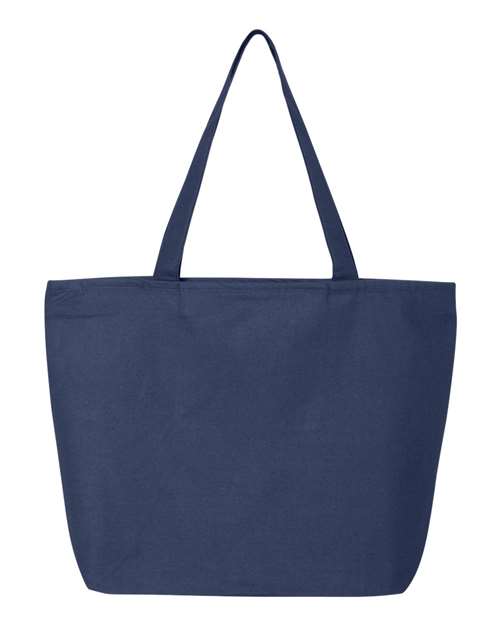 Q-Tees 25L Zippered Tote Unisex Accessories Bags & Backpacks