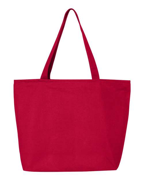 Q-Tees 25L Zippered Tote Unisex Accessories Bags & Backpacks