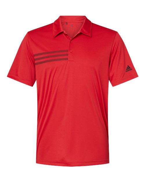 adidas Men's 3-Stripes Chest Polo Mens Apparel Shirts & Tops