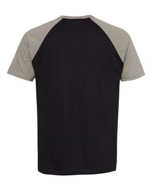 Next Level Men's Fine Jersey Short Sleeve Raglan Tee Mens Apparel Shirts & Tops