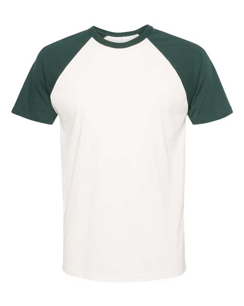 Next Level Men's Fine Jersey Short Sleeve Raglan Tee Mens Apparel Shirts & Tops