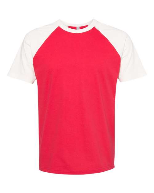 Next Level Men's Fine Jersey Short Sleeve Raglan Tee Mens Apparel Shirts & Tops