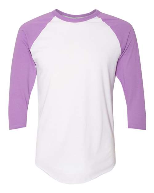 American Apparel Men's 50/50 Raglan Three-Quarter Sleeve Tee Mens Apparel Shirts & Tops