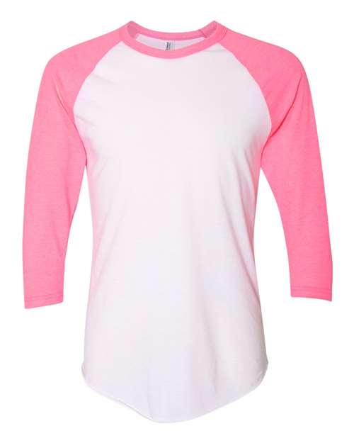 American Apparel Men's 50/50 Raglan Three-Quarter Sleeve Tee Mens Apparel Shirts & Tops