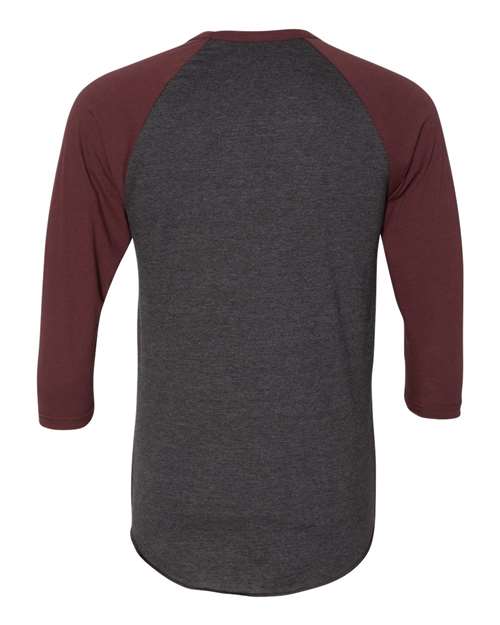 American Apparel Men's Poly-Cotton 3/4-Sleeve Raglan T-Shirt Mens Apparel Shirts & Tops