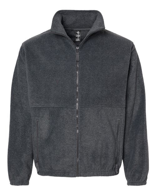 Burnside Polar Men's Fleece Full-Zip Jacket Mens Apparel Sweatshirts & Fleece